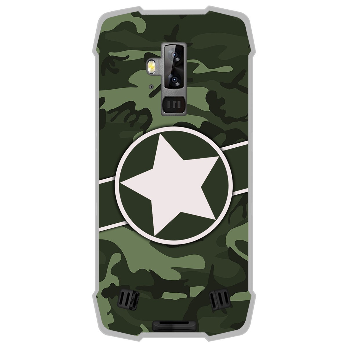 Funda Gel Tpu para Blackview BV9700 Pro diseño Camuflaje 01 Dibujos