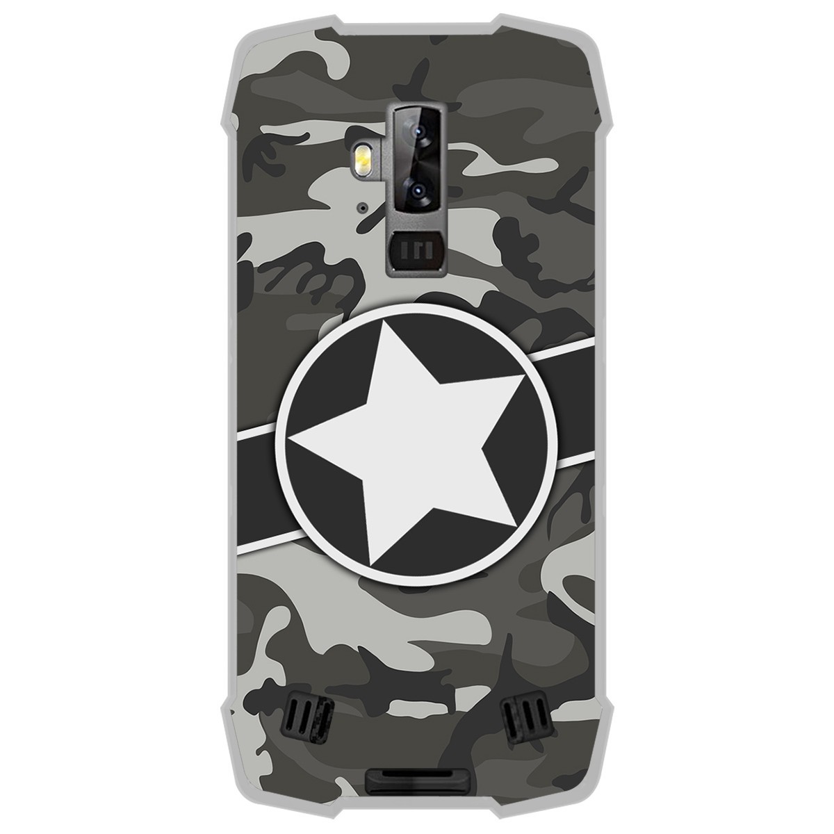 Funda Gel Tpu para Blackview BV9700 Pro diseño Camuflaje 02 Dibujos