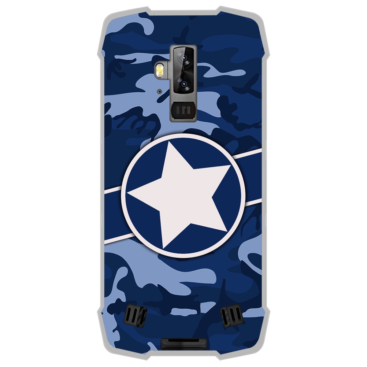 Funda Gel Tpu para Blackview BV9700 Pro diseño Camuflaje 03 Dibujos