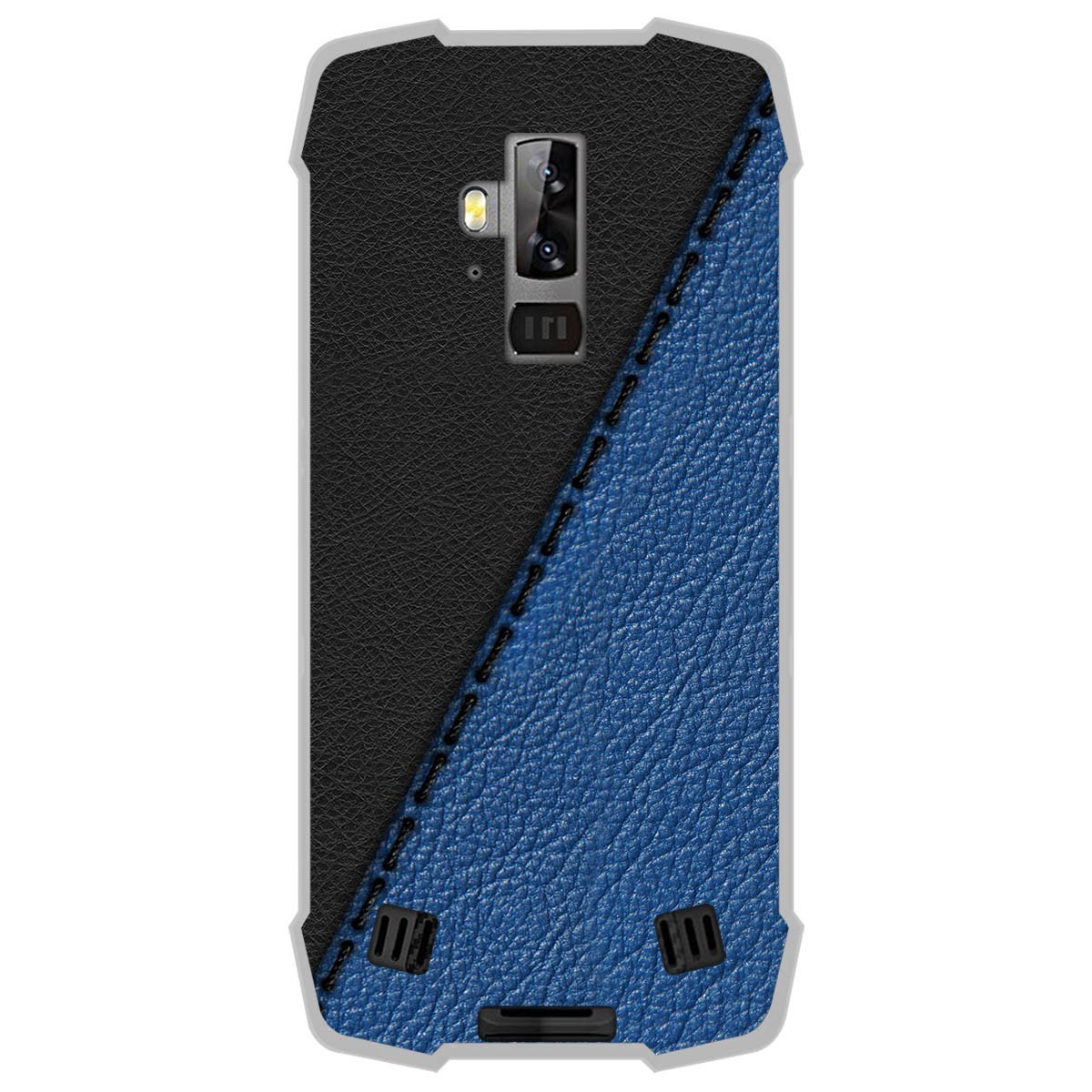 Funda Gel Tpu para Blackview BV9700 Pro diseño Cuero 02 Dibujos