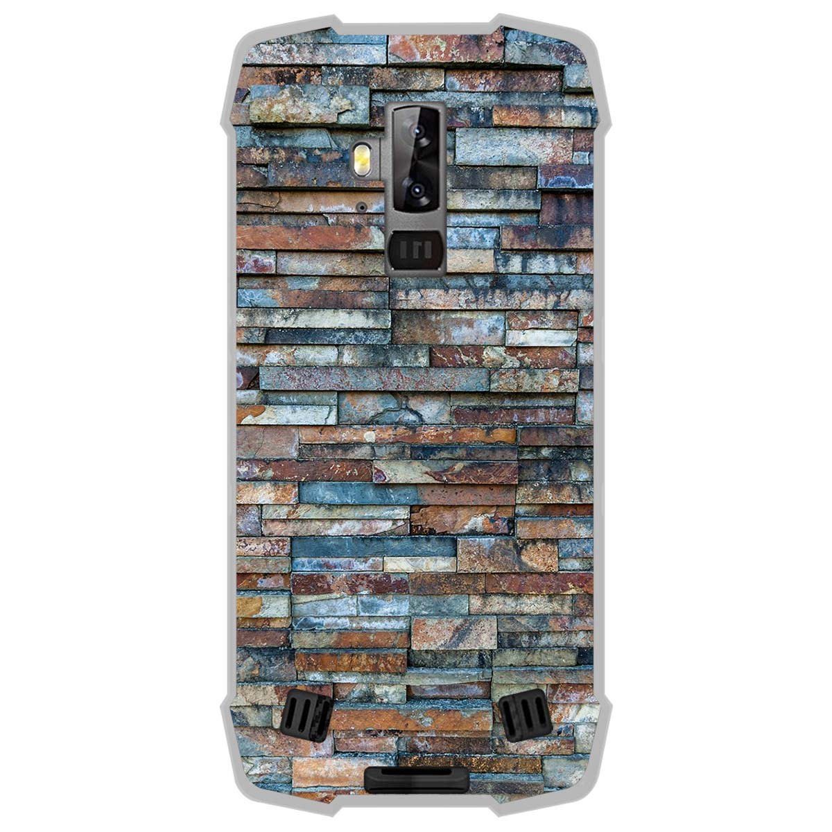 Funda Gel Tpu para Blackview BV9700 Pro diseño Ladrillo 05 Dibujos