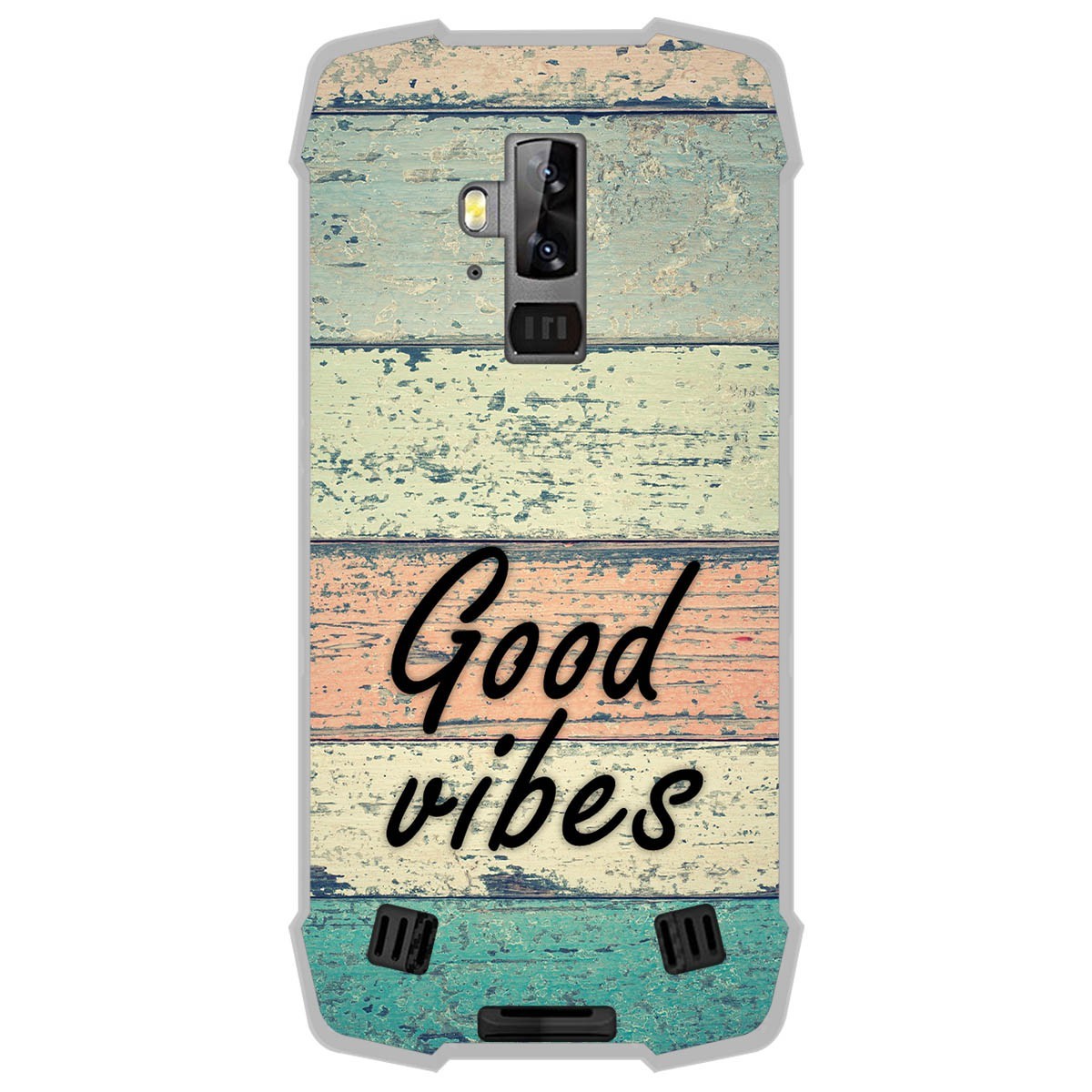 Funda Gel Tpu para Blackview BV9700 Pro diseño Madera 01 Dibujos