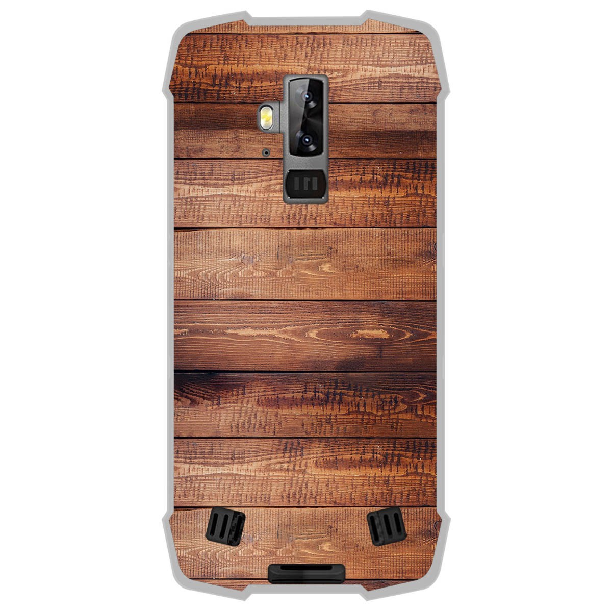Funda Gel Tpu para Blackview BV9700 Pro diseño Madera 02 Dibujos