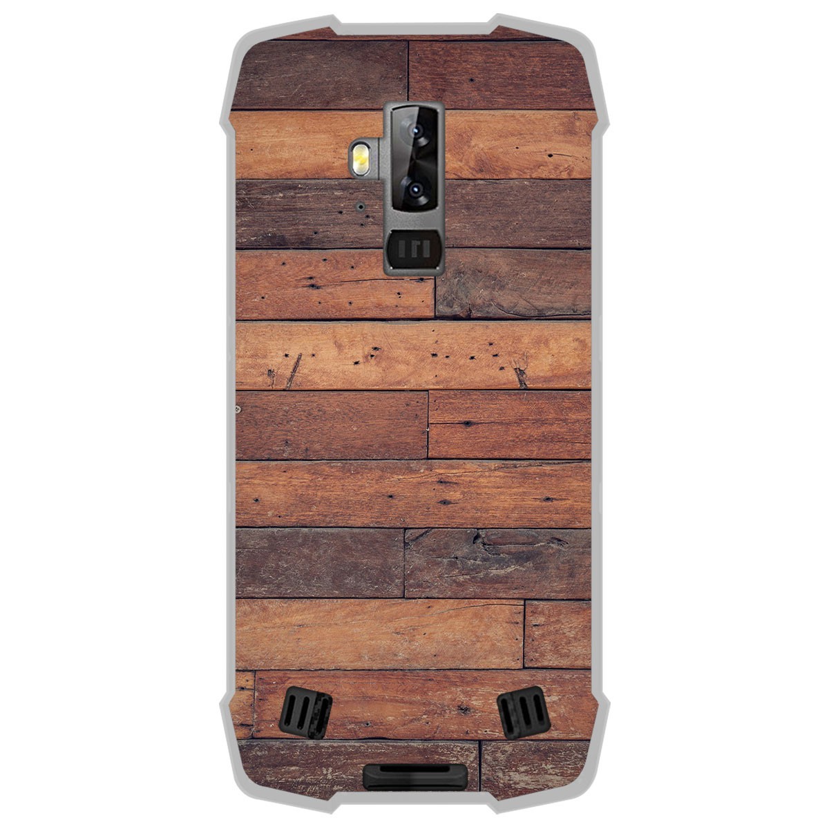 Funda Gel Tpu para Blackview BV9700 Pro diseño Madera 03 Dibujos