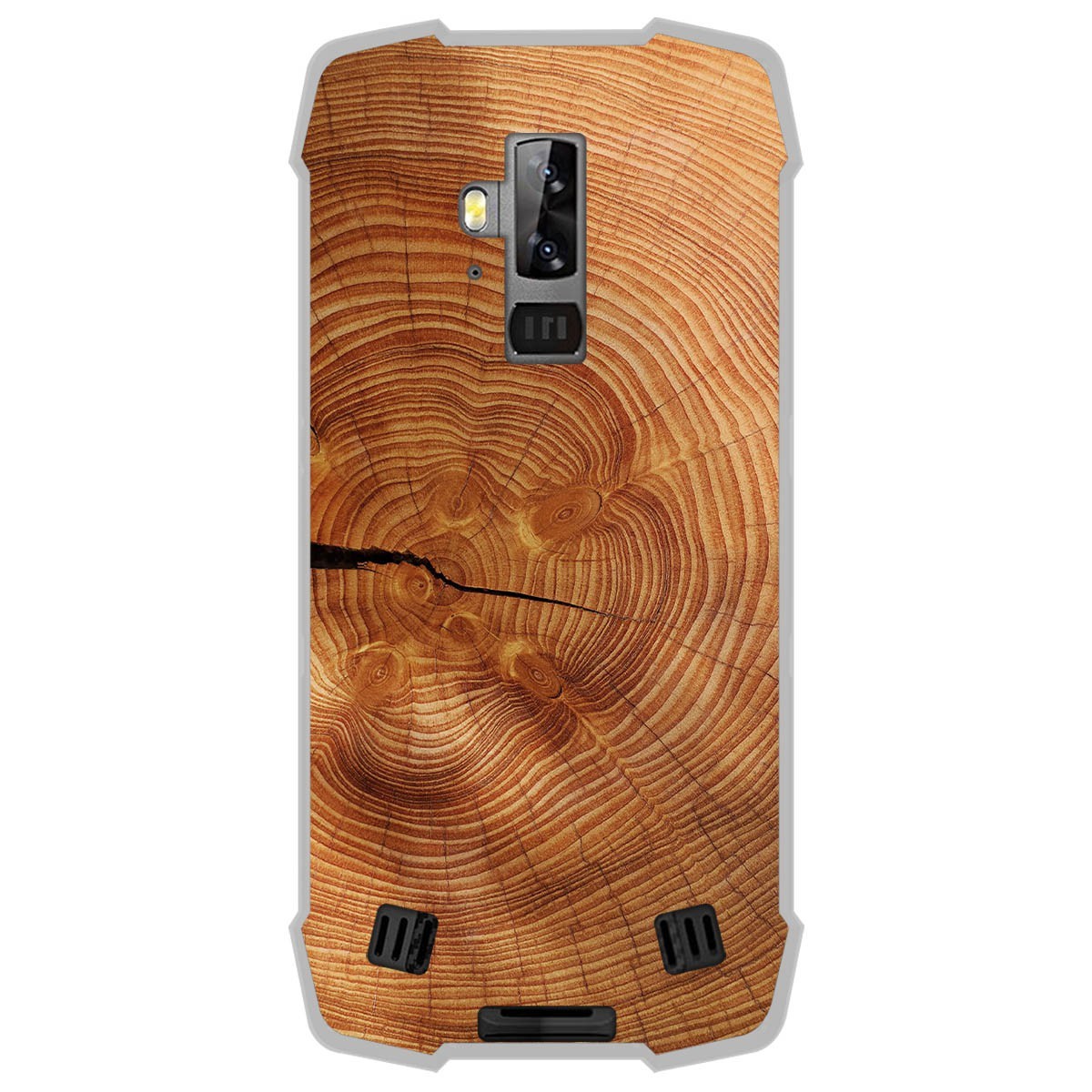 Funda Gel Tpu para Blackview BV9700 Pro diseño Madera 04 Dibujos