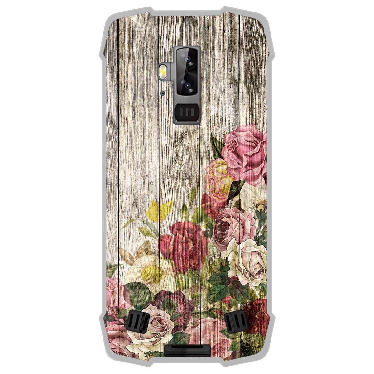 Funda Gel Tpu para Blackview BV9700 Pro diseño Madera 08 Dibujos