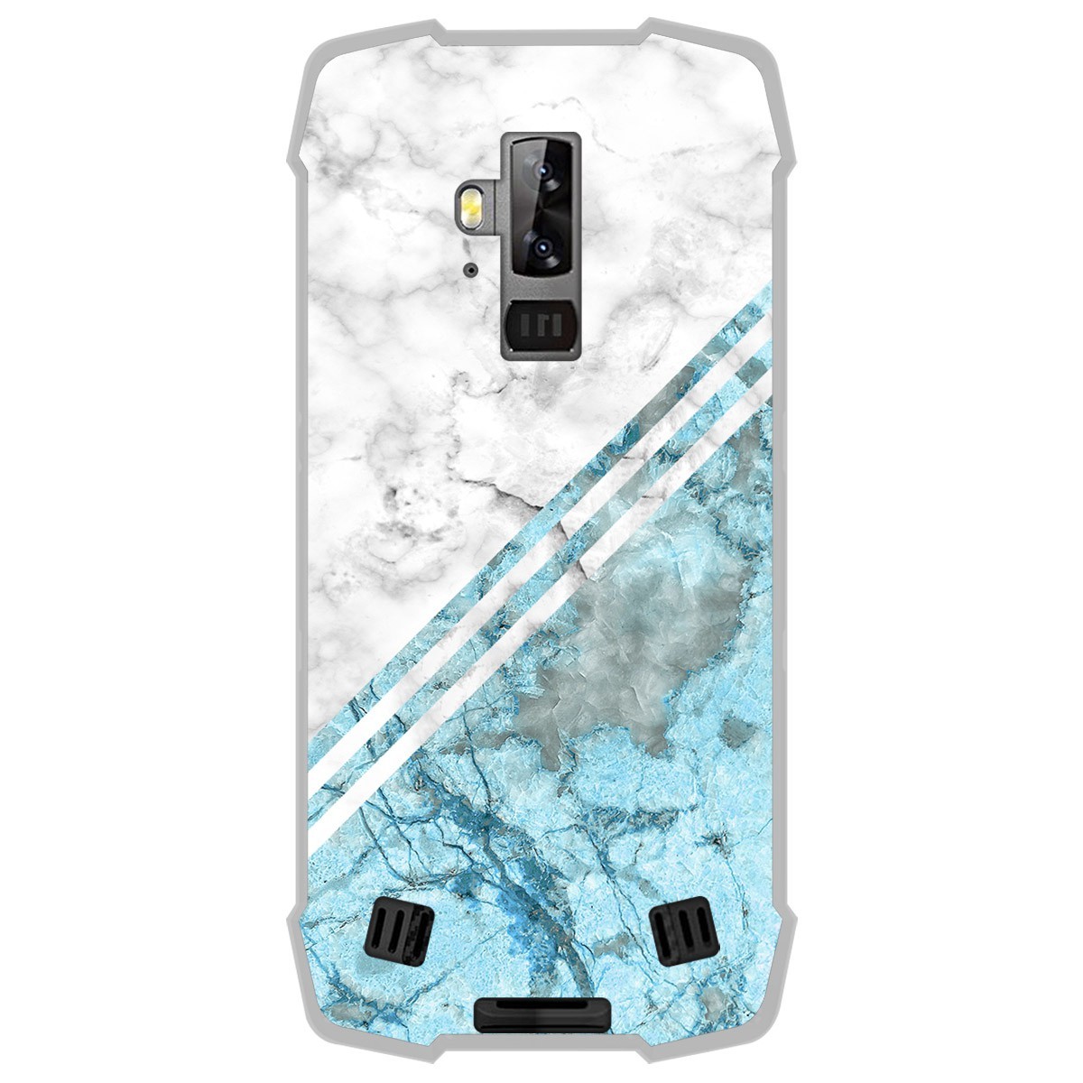 Funda Gel Tpu para Blackview BV9700 Pro diseño Mármol 02 Dibujos