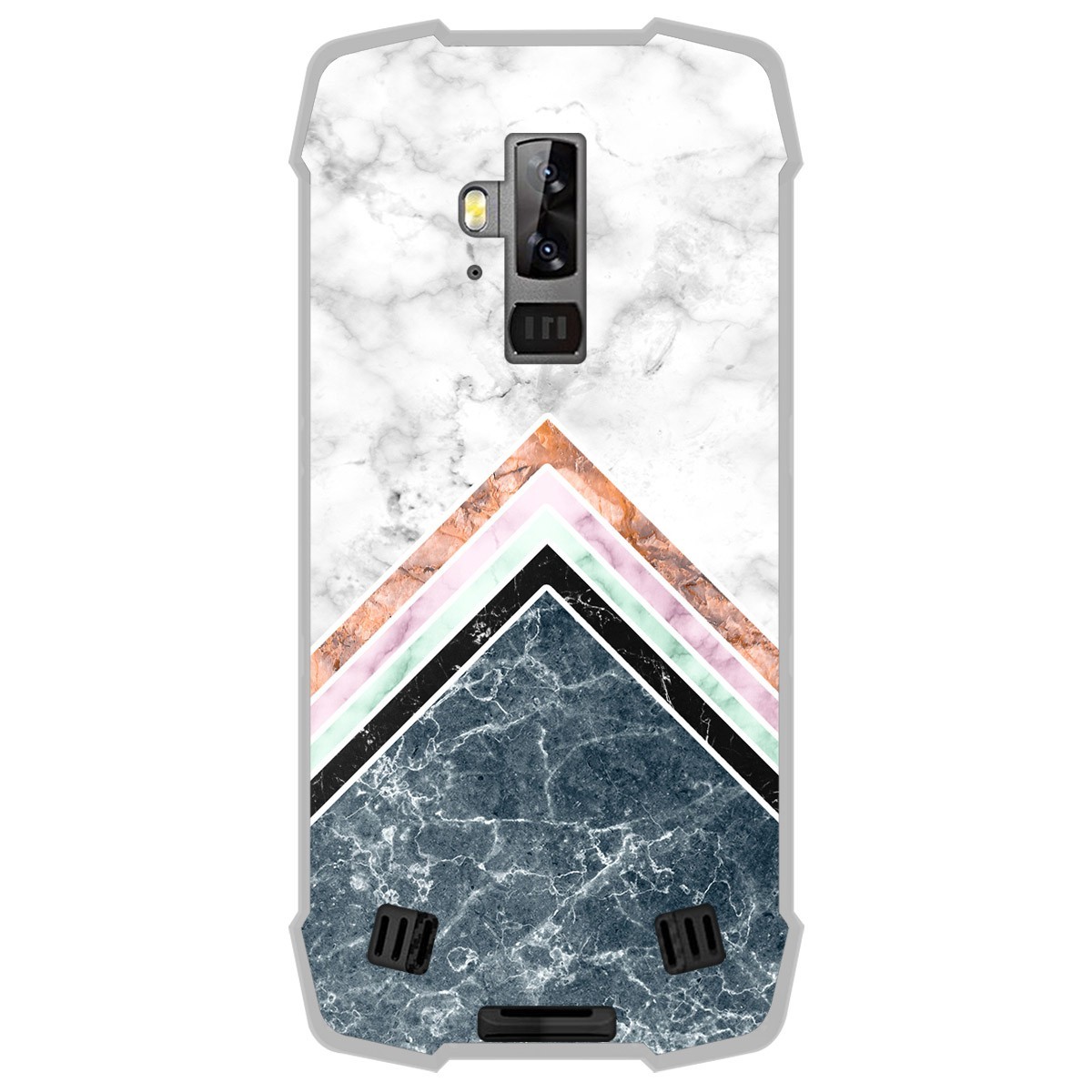 Funda Gel Tpu para Blackview BV9700 Pro diseño Mármol 05 Dibujos
