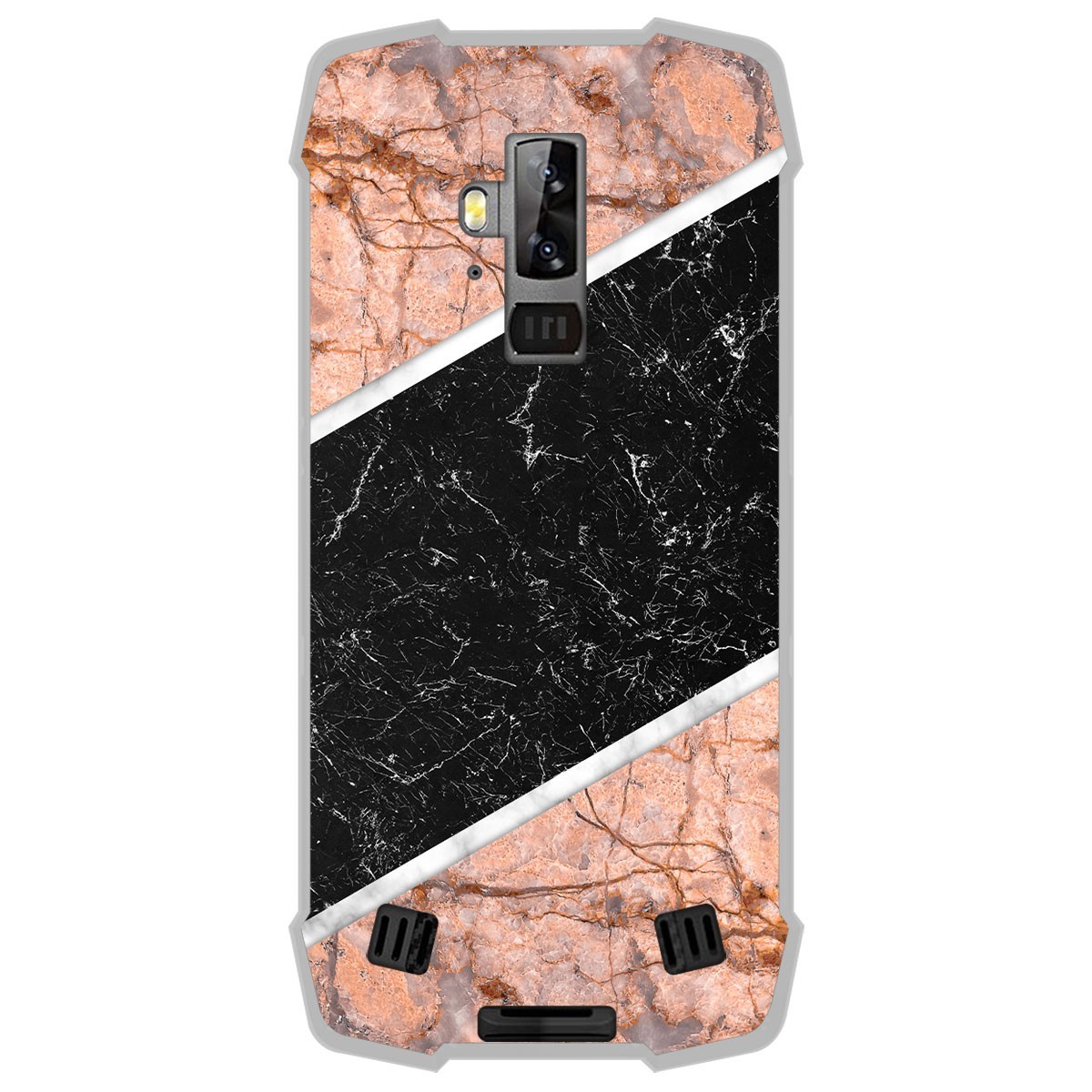 Funda Gel Tpu para Blackview BV9700 Pro diseño Mármol 07 Dibujos