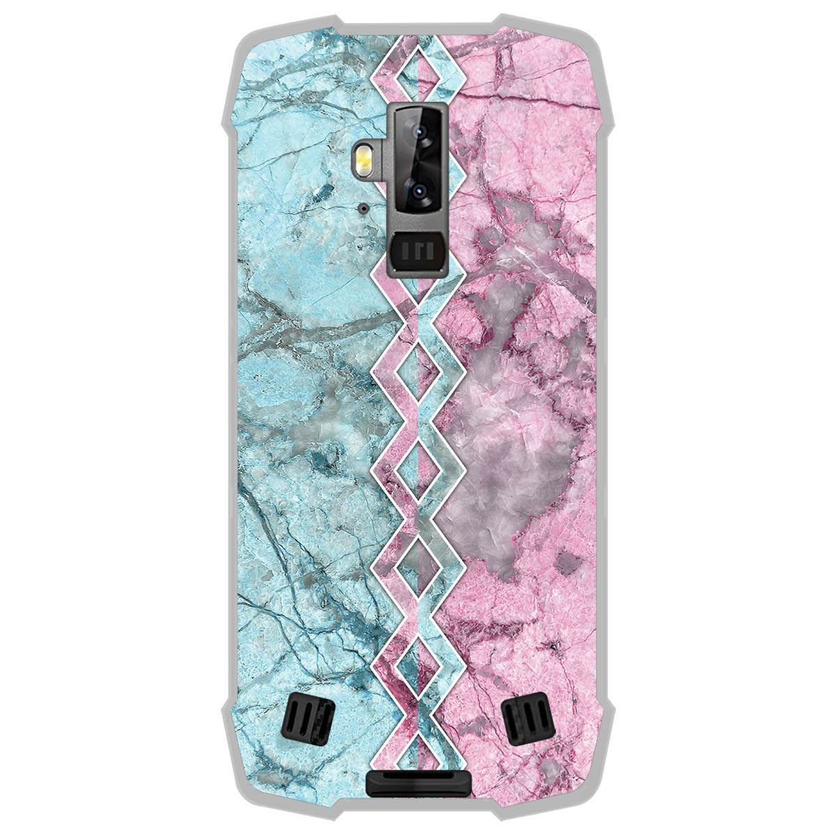Funda Gel Tpu para Blackview BV9700 Pro diseño Mármol 08 Dibujos