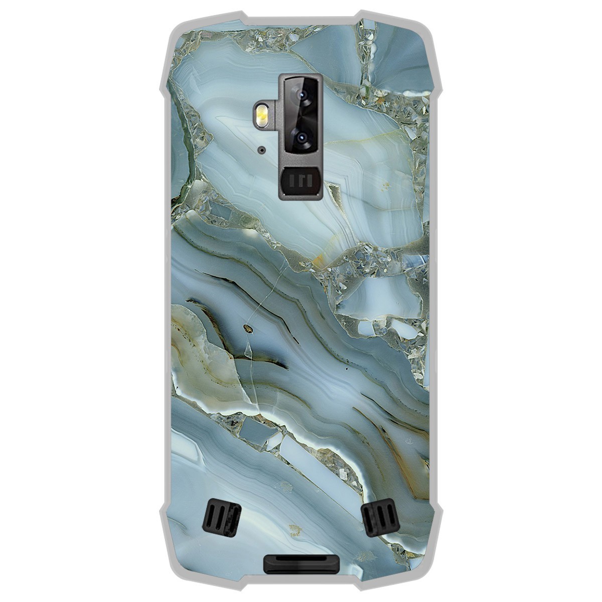 Funda Gel Tpu para Blackview BV9700 Pro diseño Mármol 09 Dibujos