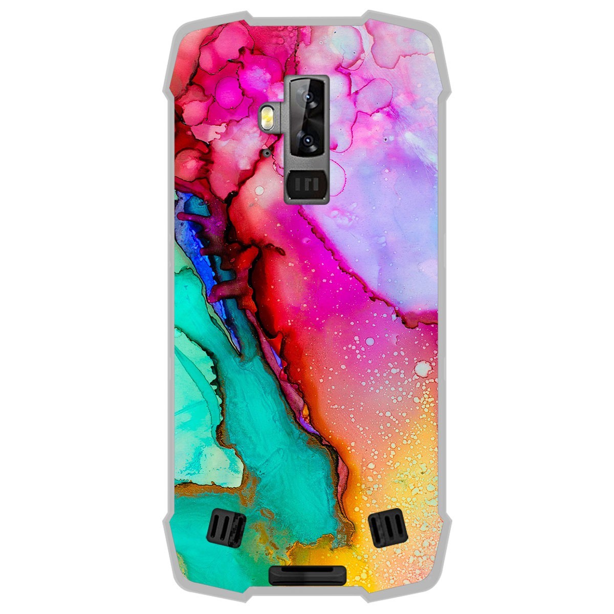 Funda Gel Tpu para Blackview BV9700 Pro diseño Mármol 15 Dibujos