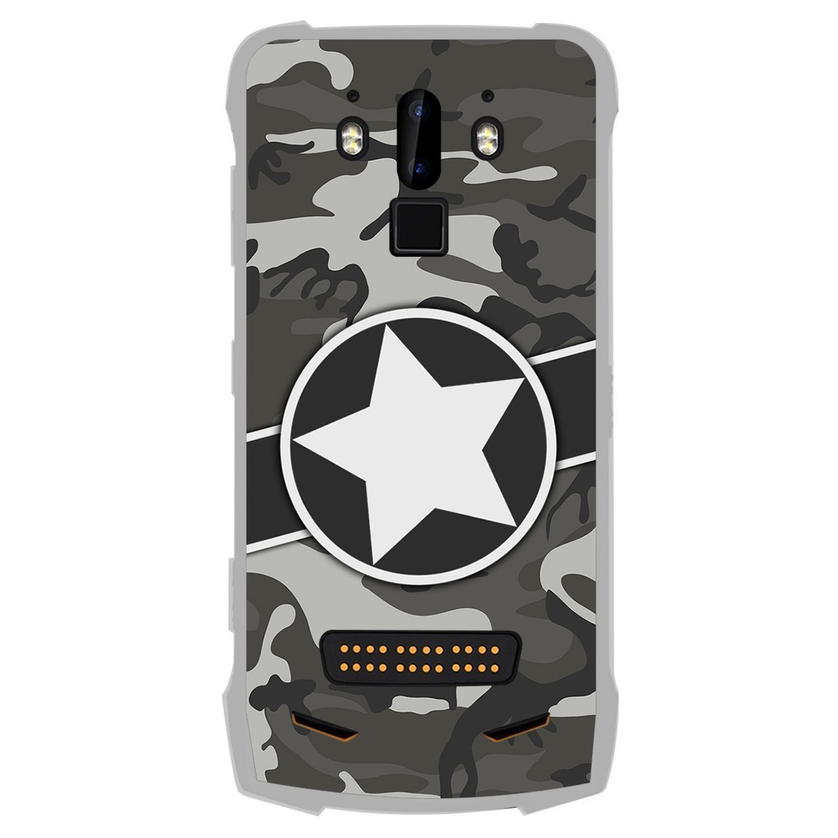 Funda Gel Tpu para Doogee S90 diseño Camuflaje 02 Dibujos