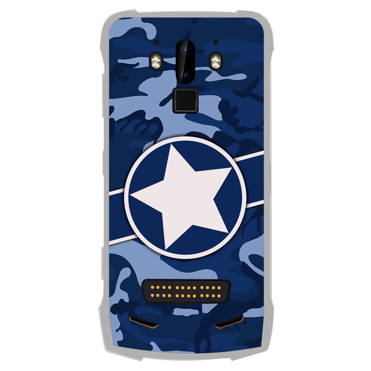 Funda Gel Tpu para Doogee S90 diseño Camuflaje 03 Dibujos