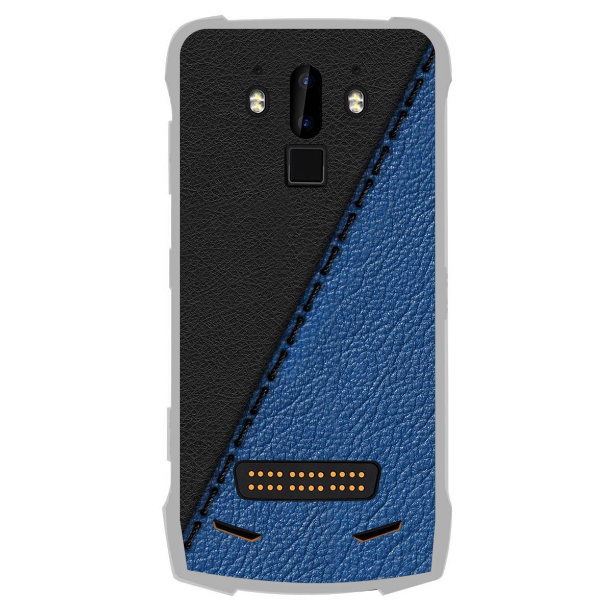 Funda Gel Tpu para Doogee S90 diseño Cuero 02 Dibujos