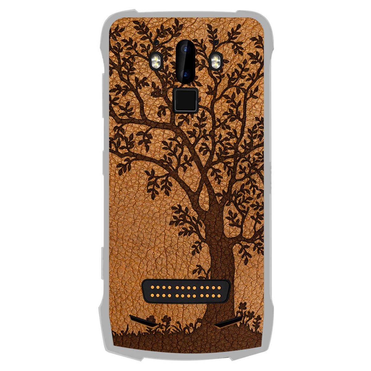 Funda Gel Tpu para Doogee S90 diseño Cuero 03 Dibujos