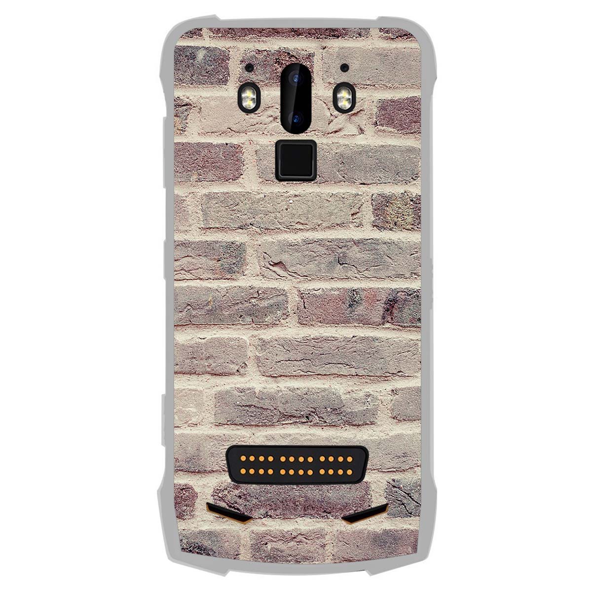 Funda Gel Tpu para Doogee S90 diseño Ladrillo 01 Dibujos