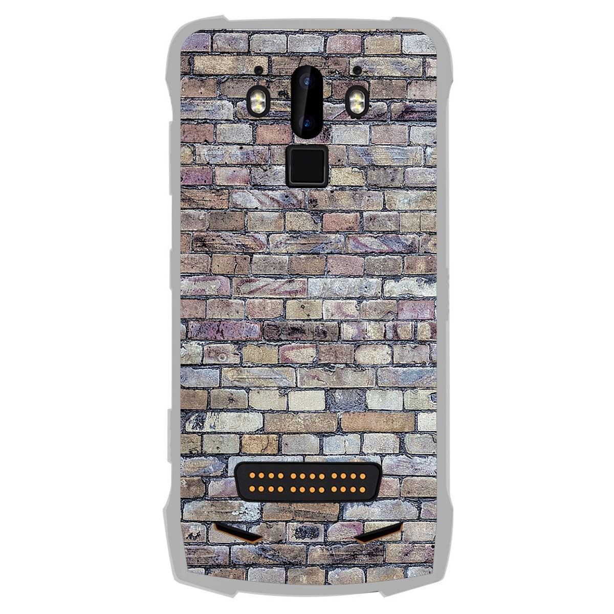 Funda Gel Tpu para Doogee S90 diseño Ladrillo 02 Dibujos