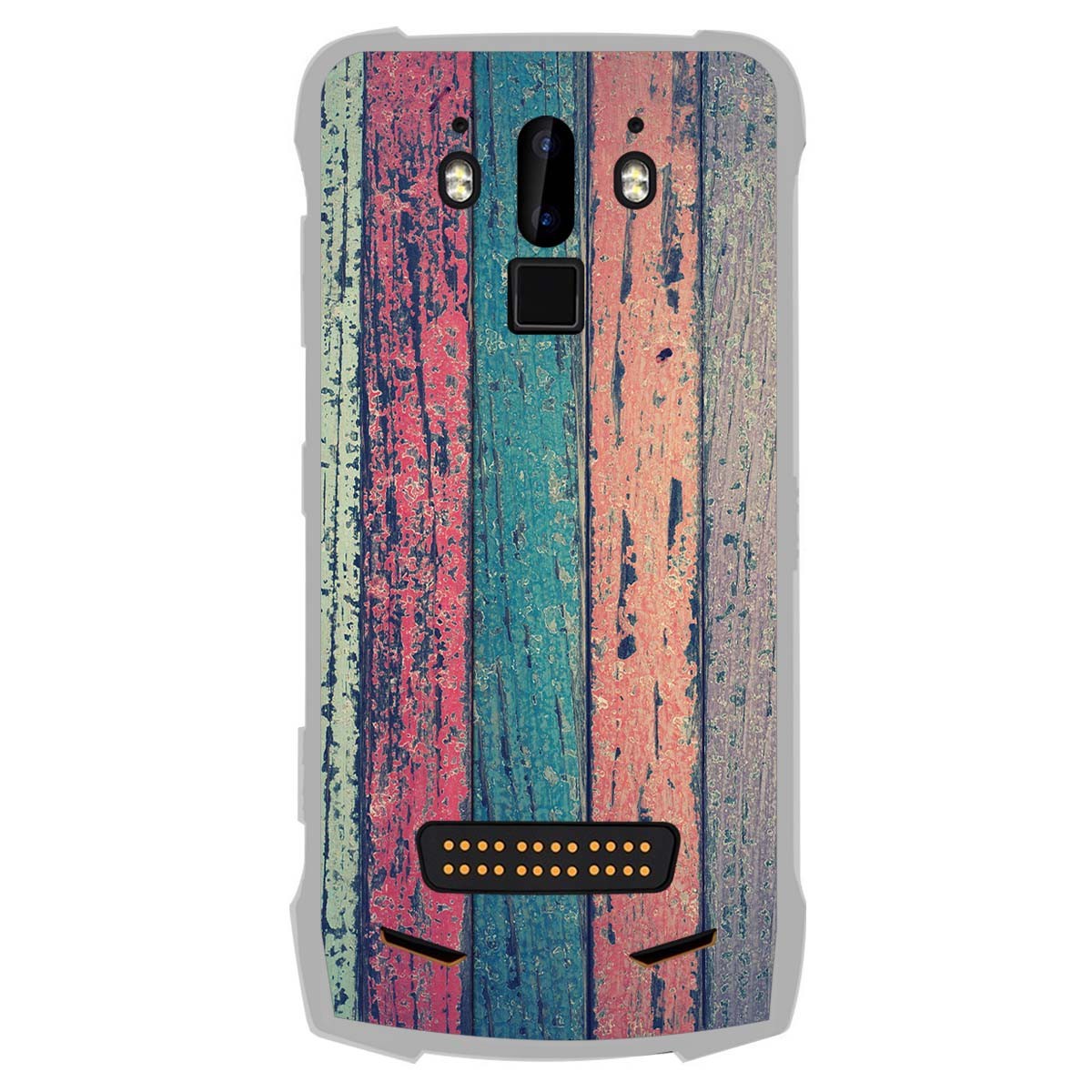 Funda Gel Tpu para Doogee S90 diseño Madera 10 Dibujos