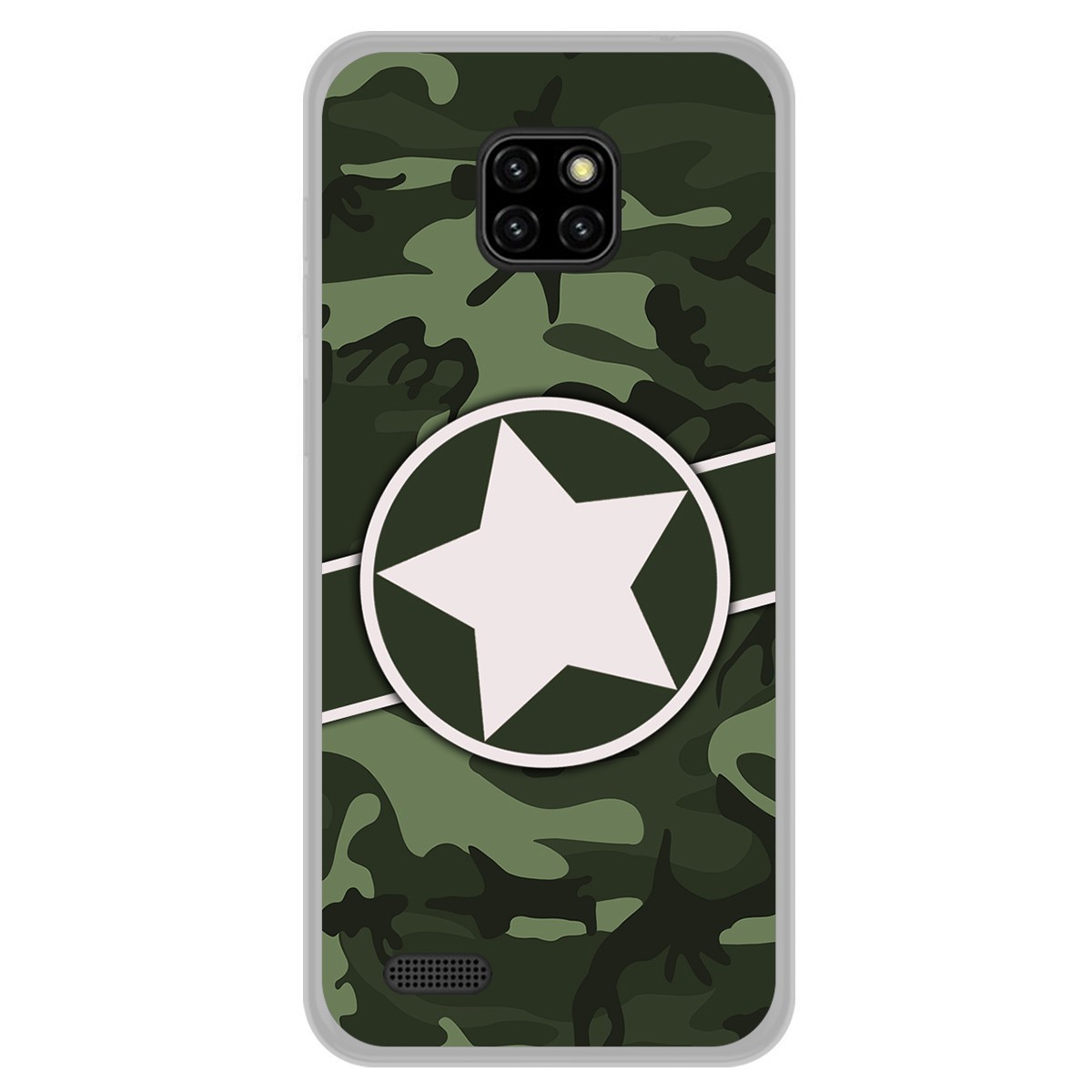 Funda Gel Tpu para Ulefone Note 7 diseño Camuflaje 01 Dibujos