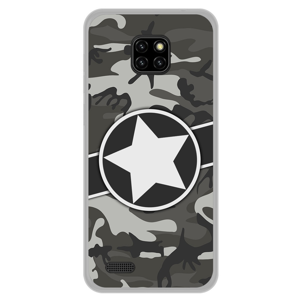 Funda Gel Tpu para Ulefone Note 7 diseño Camuflaje 02 Dibujos