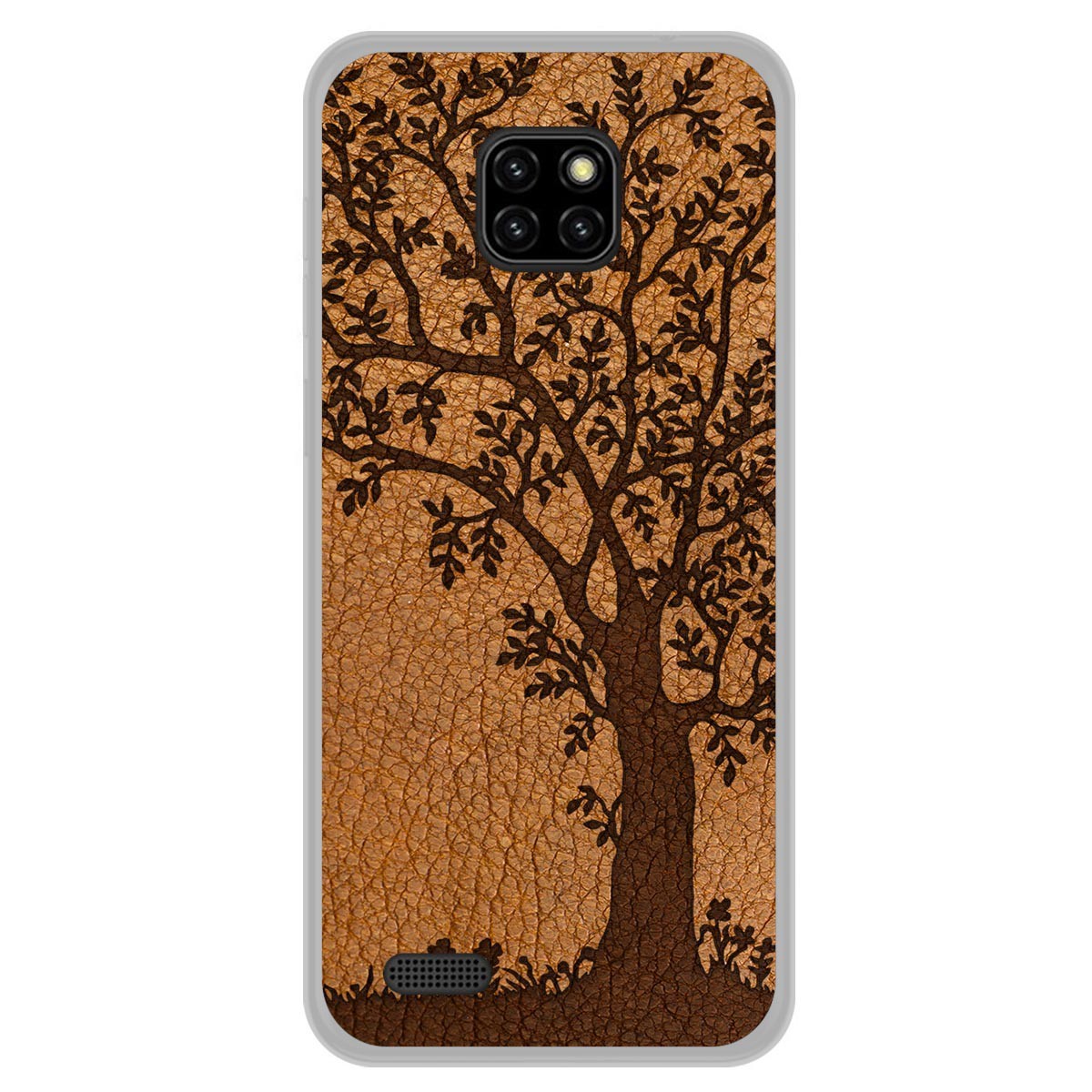 Funda Gel Tpu para Ulefone Note 7 diseño Cuero 03 Dibujos