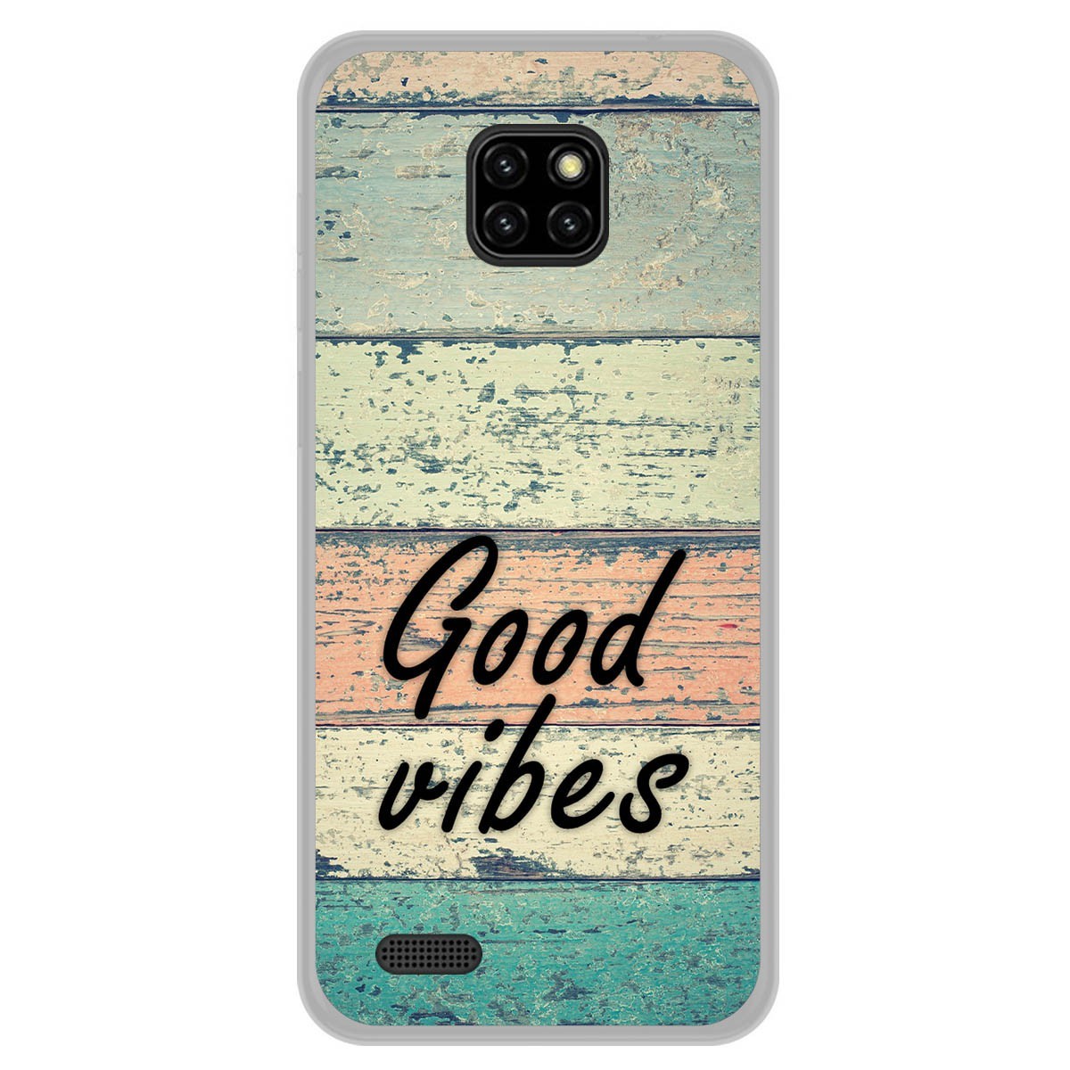 Funda Gel Tpu para Ulefone Note 7 diseño Madera 01 Dibujos