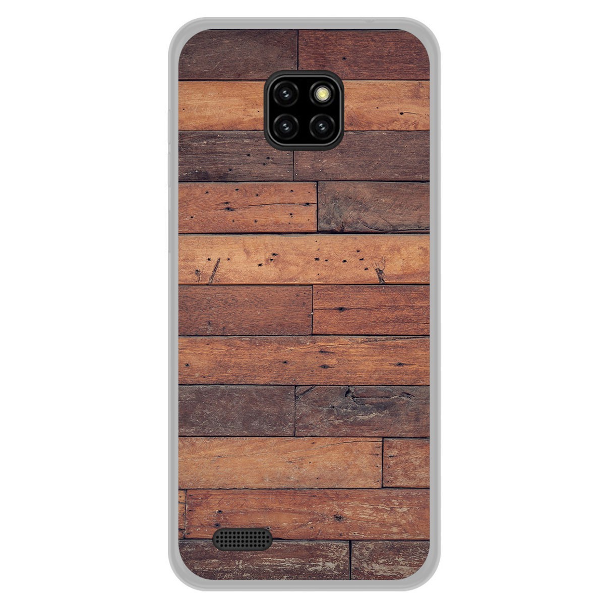 Funda Gel Tpu para Ulefone Note 7 diseño Madera 03 Dibujos