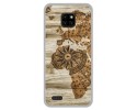 Funda Gel Tpu para Ulefone Note 7 diseño Madera 07 Dibujos