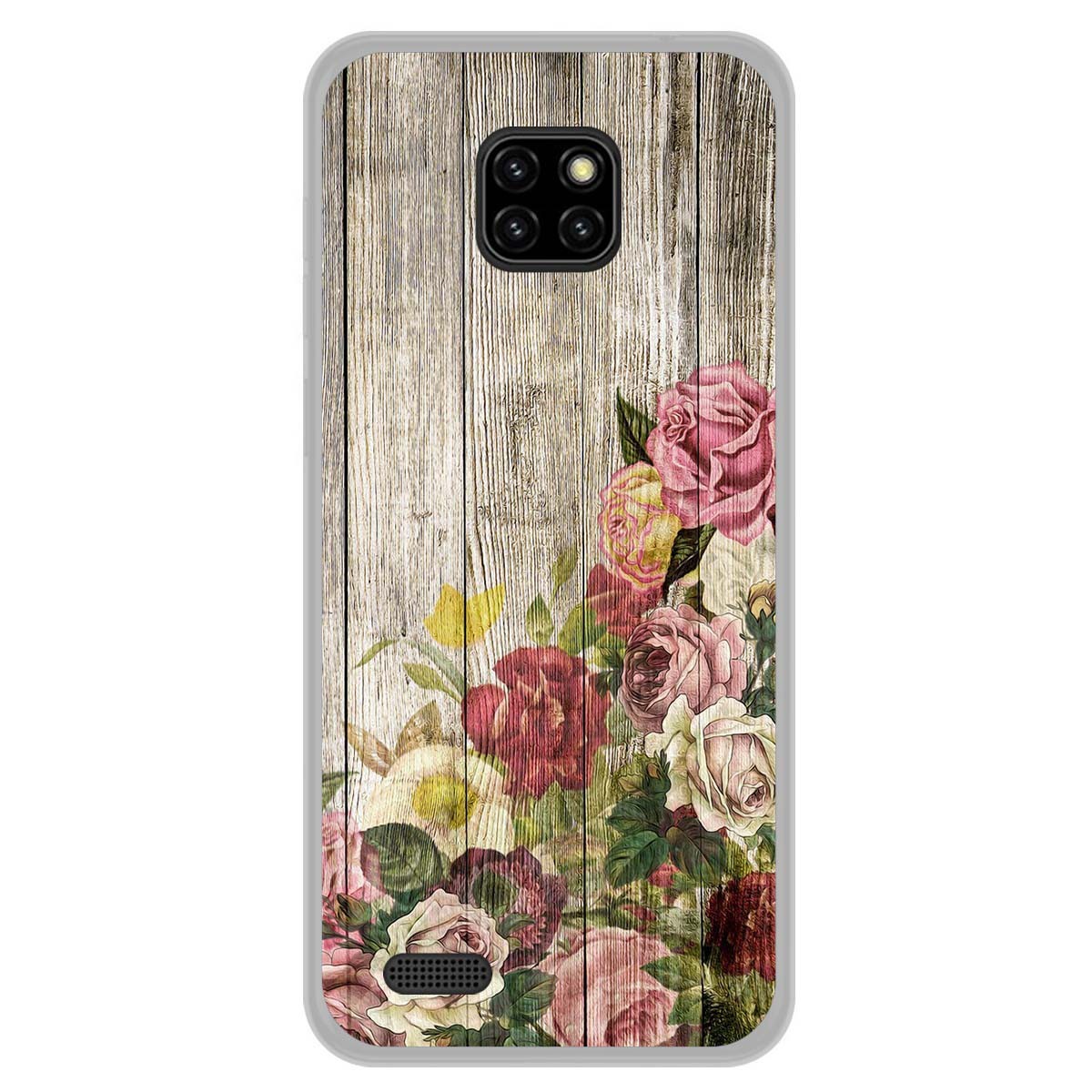 Funda Gel Tpu para Ulefone Note 7 diseño Madera 08 Dibujos