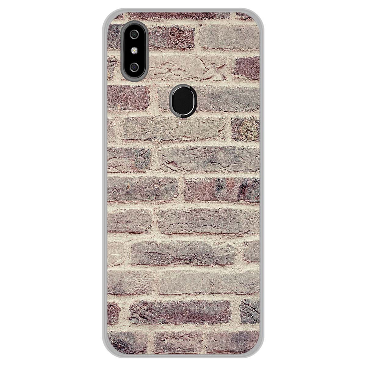 Funda Gel Tpu para Oukitel C15 Pro diseño Ladrillo 01 Dibujos