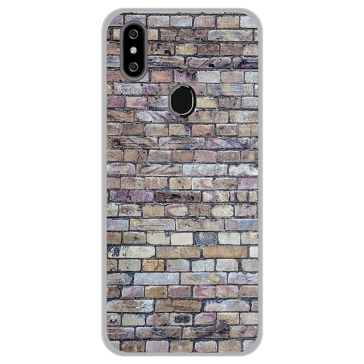 Funda Gel Tpu para Oukitel C15 Pro diseño Ladrillo 02 Dibujos