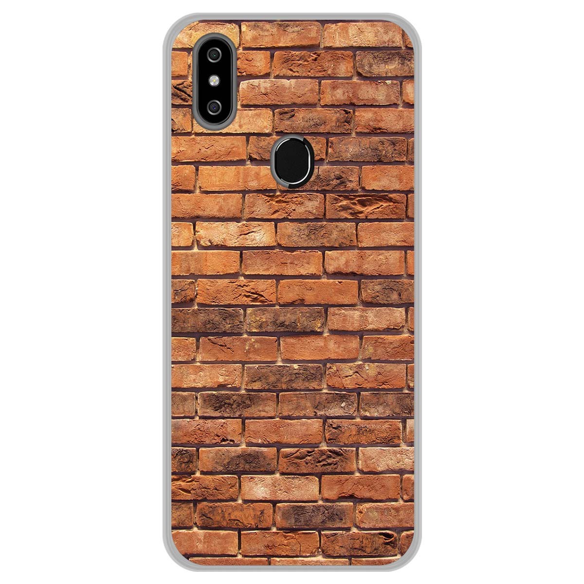 Funda Gel Tpu para Oukitel C15 Pro diseño Ladrillo 04 Dibujos