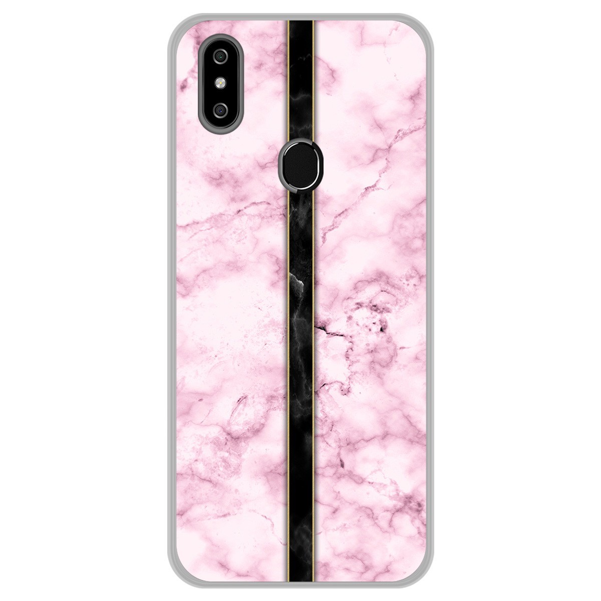 Funda Gel Tpu para Oukitel C15 Pro diseño Mármol 04 Dibujos