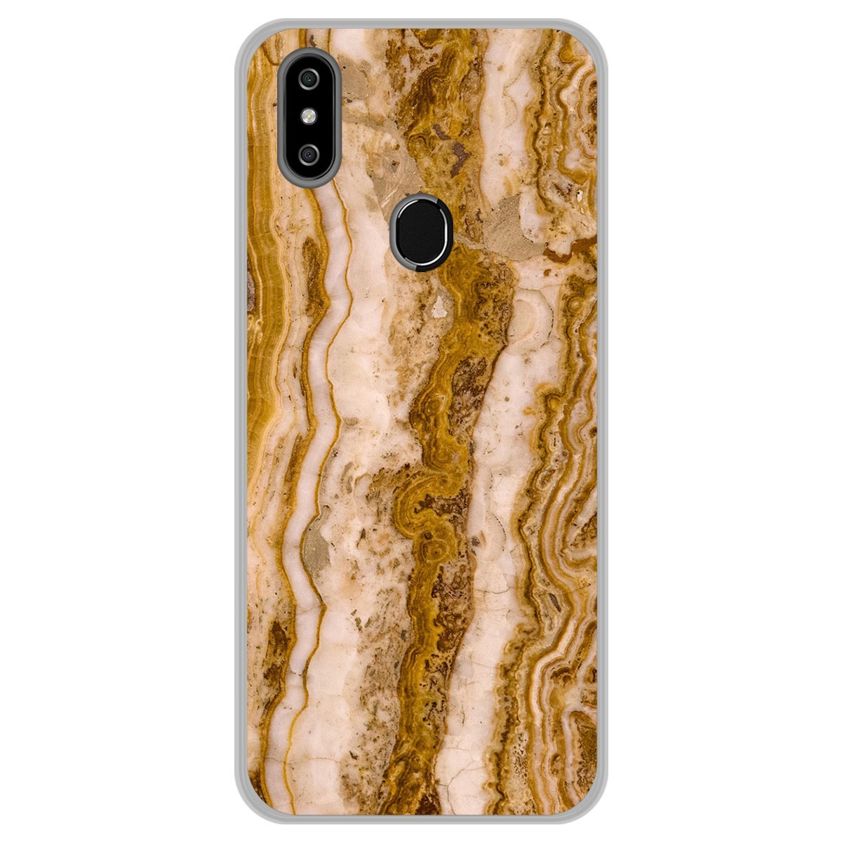 Funda Gel Tpu para Oukitel C15 Pro diseño Mármol 10 Dibujos