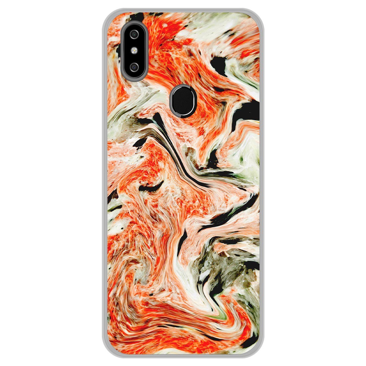 Funda Gel Tpu para Oukitel C15 Pro diseño Mármol 12 Dibujos