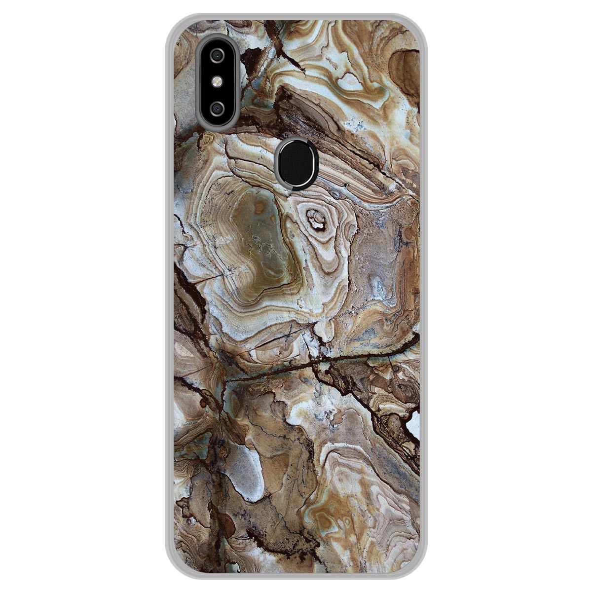 Funda Gel Tpu para Oukitel C15 Pro diseño Mármol 14 Dibujos