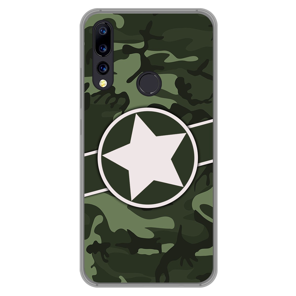 Funda Gel Tpu para Umidigi A5 Pro diseño Camuflaje 01 Dibujos