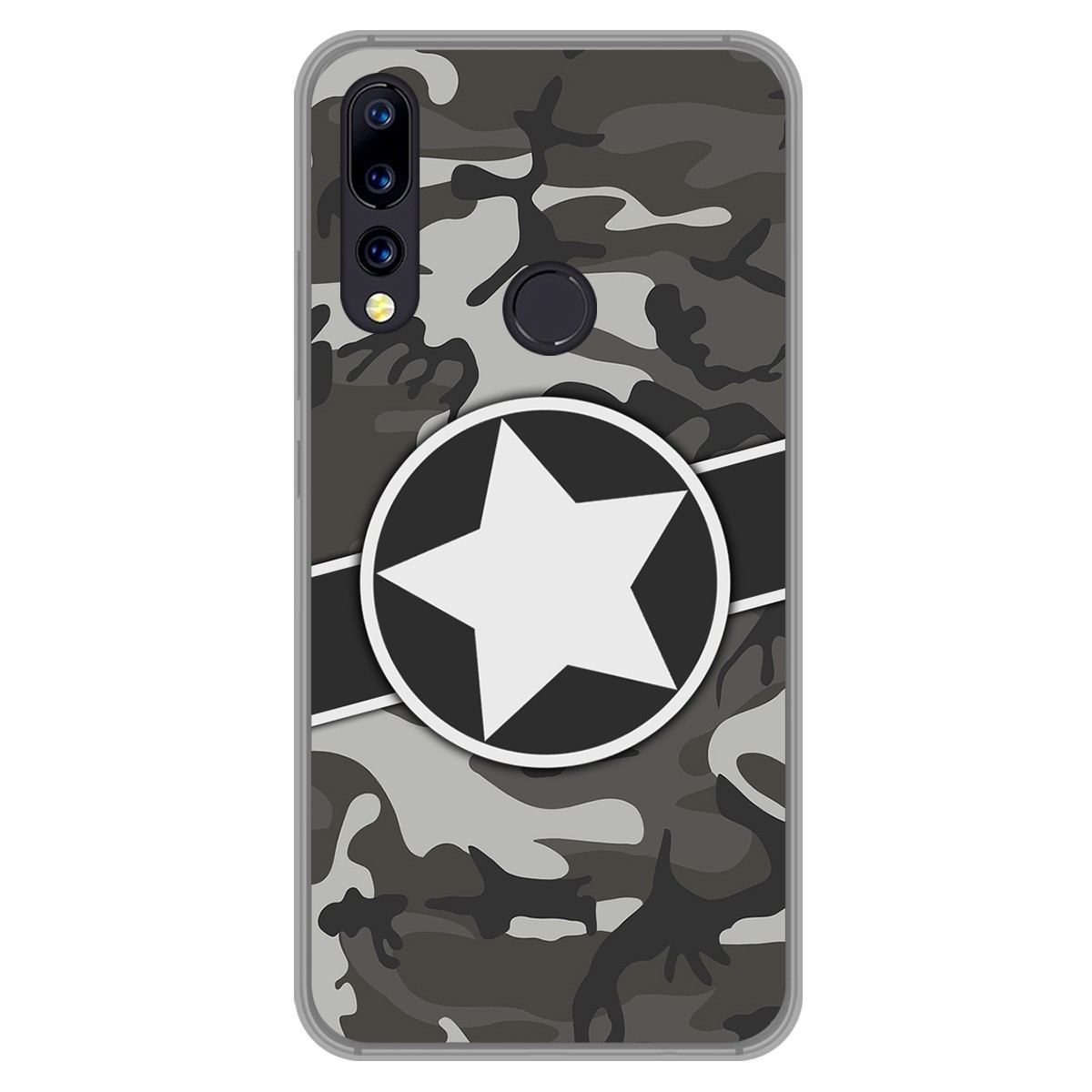 Funda Gel Tpu para Umidigi A5 Pro diseño Camuflaje 02 Dibujos