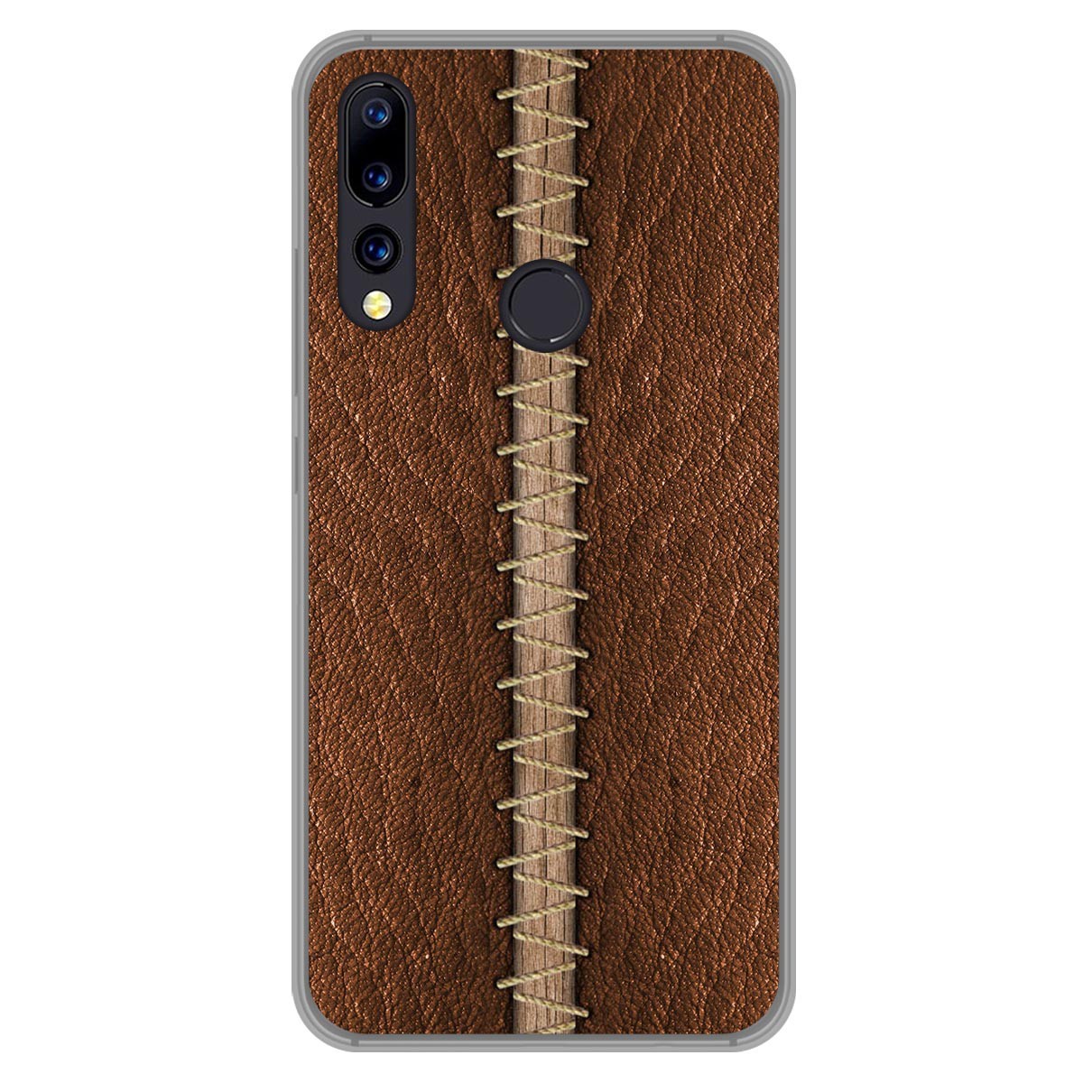 Funda Gel Tpu para Umidigi A5 Pro diseño Cuero 01 Dibujos