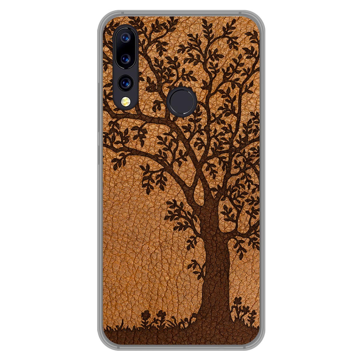 Funda Gel Tpu para Umidigi A5 Pro diseño Cuero 03 Dibujos