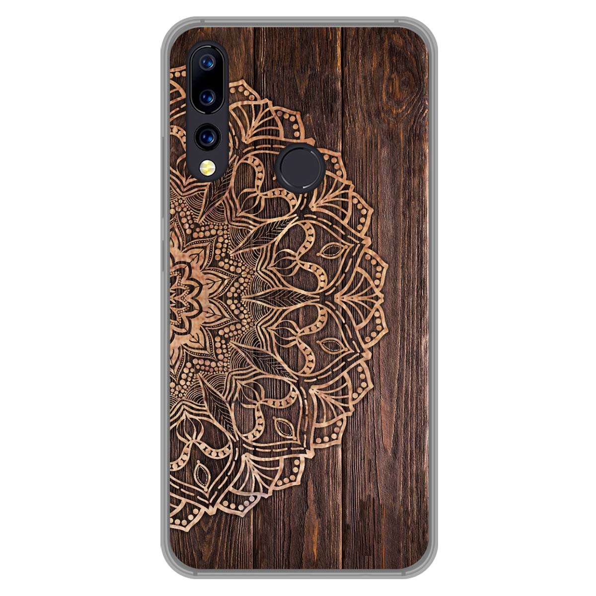 Funda Gel Tpu para Umidigi A5 Pro diseño Madera 06 Dibujos