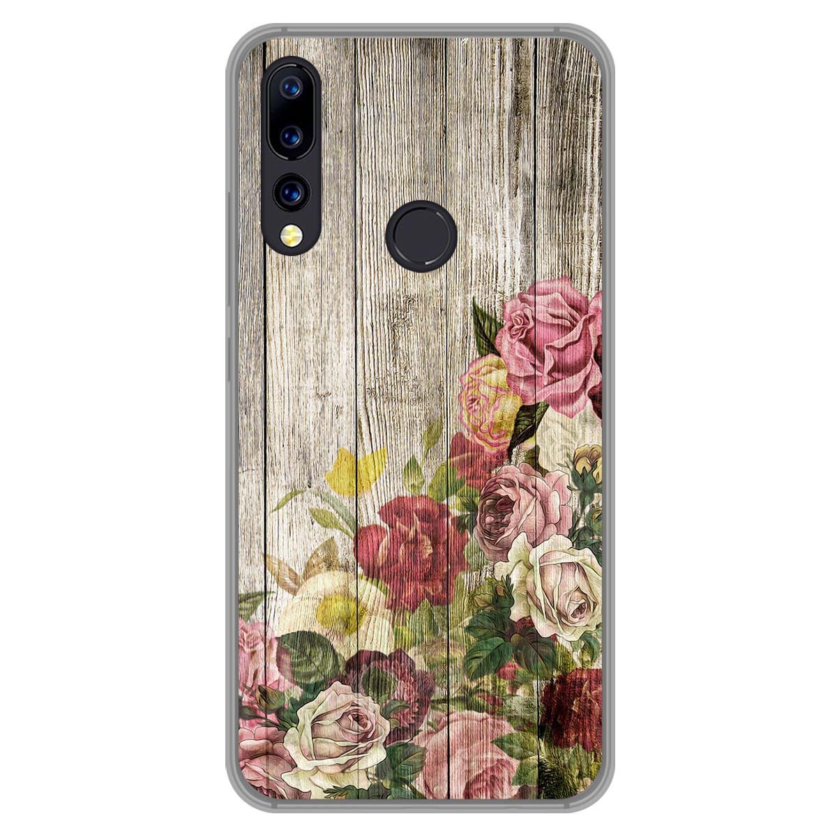 Funda Gel Tpu para Umidigi A5 Pro diseño Madera 08 Dibujos