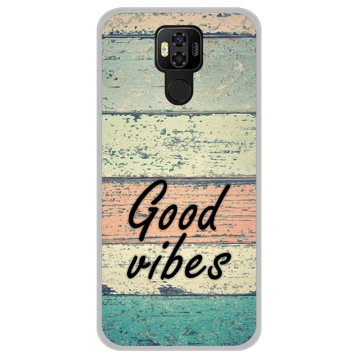 Funda Gel Tpu para Ulefone Power 6 diseño Madera 01 Dibujos