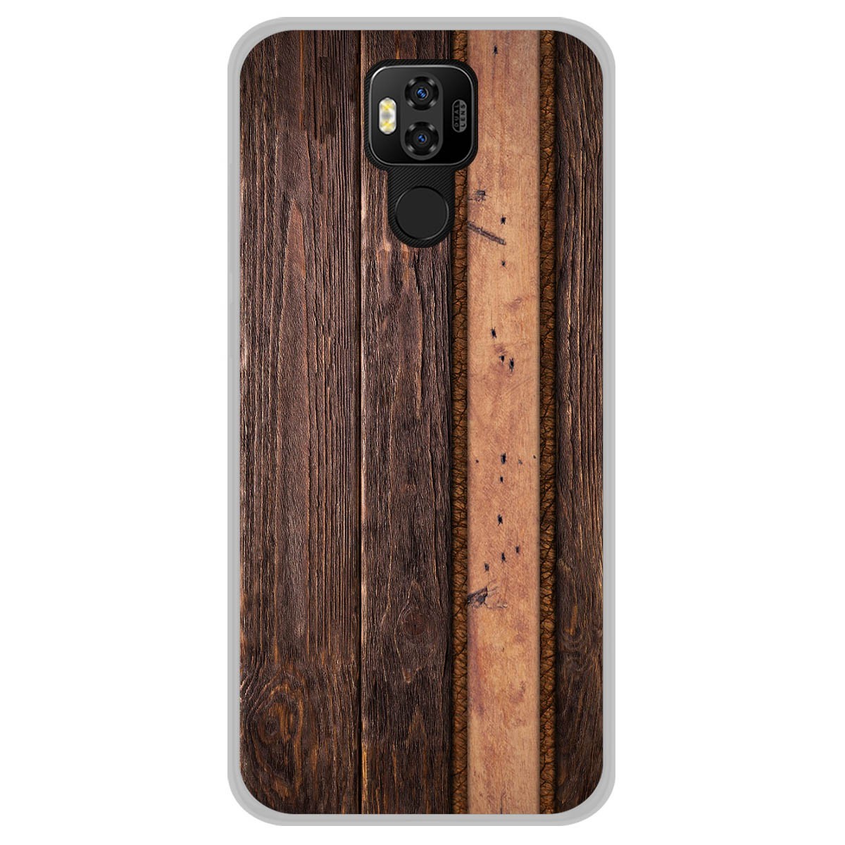 Funda Gel Tpu para Ulefone Power 6 diseño Madera 05 Dibujos