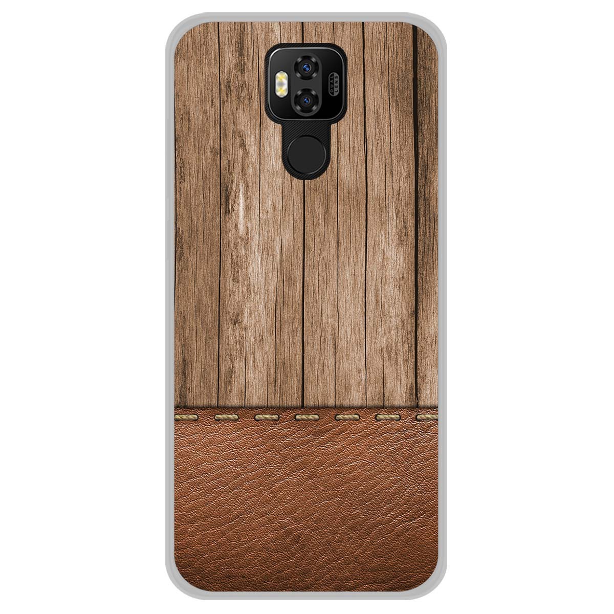 Funda Gel Tpu para Ulefone Power 6 diseño Madera 09 Dibujos