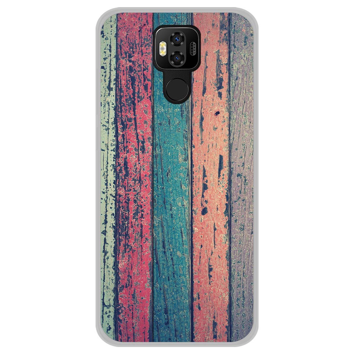 Funda Gel Tpu para Ulefone Power 6 diseño Madera 10 Dibujos