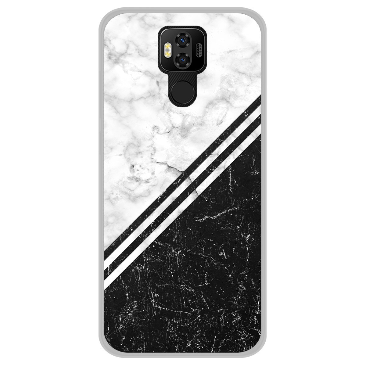 Funda Gel Tpu para Ulefone Power 6 diseño Mármol 01 Dibujos