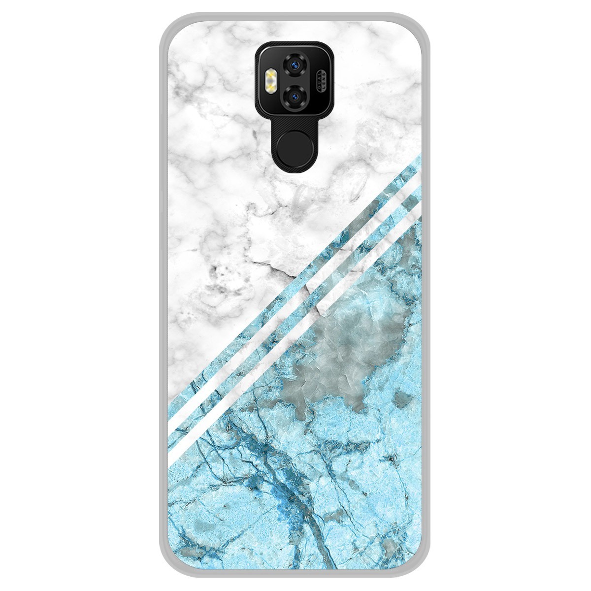 Funda Gel Tpu para Ulefone Power 6 diseño Mármol 02 Dibujos
