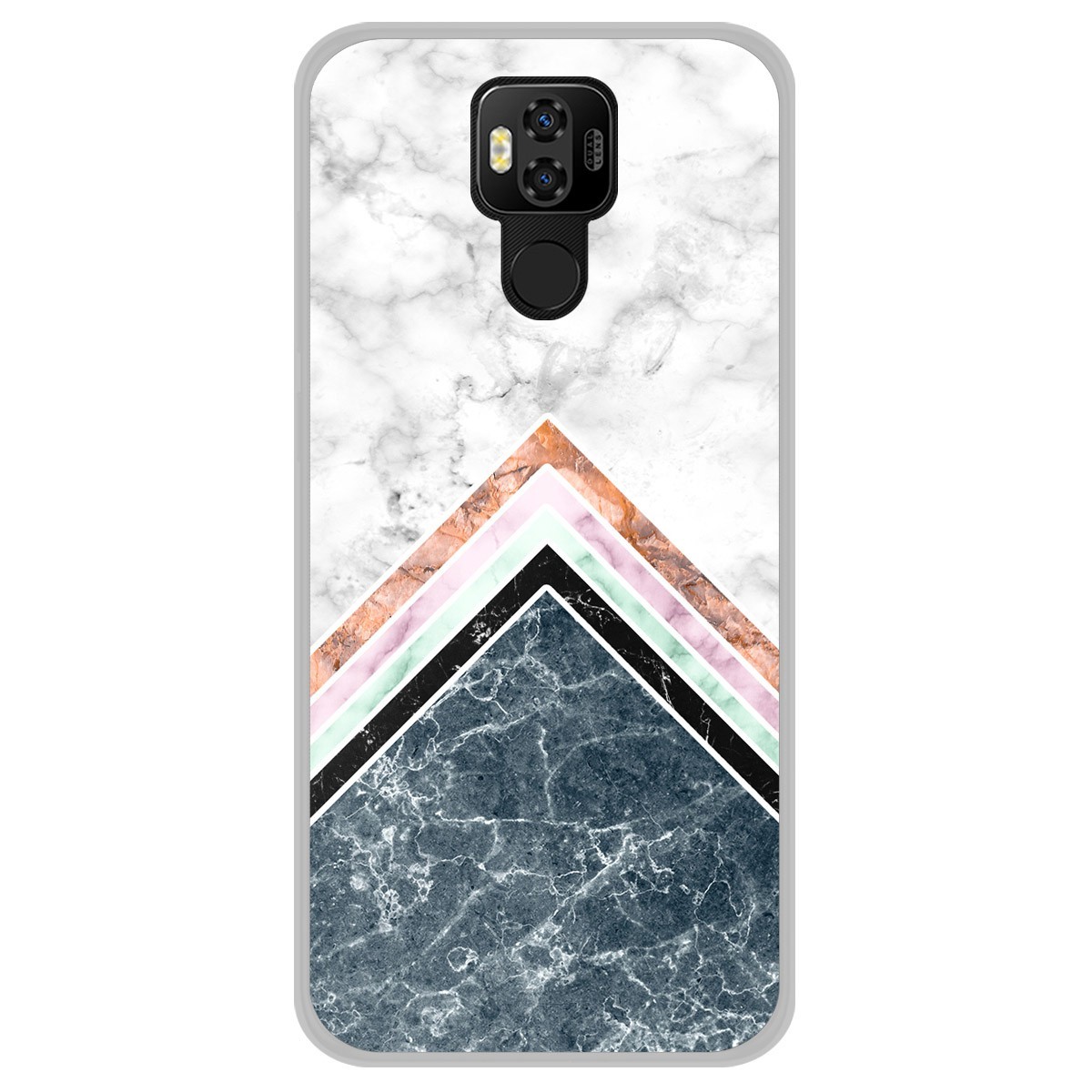 Funda Gel Tpu para Ulefone Power 6 diseño Mármol 05 Dibujos